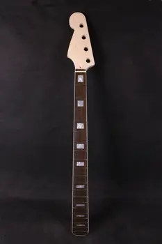 Гриф электрической бас-гитары из клена 20 см, блок грифа из розового дерева 76,2 см, левая рука