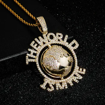 новые модные ювелирные изделия в стиле хип-хоп, ожерелье с подвеской 