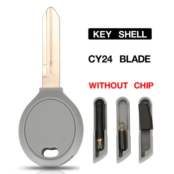 jingyuqin 10ШТ Чип-транспондер CY24 Blade Remote Key Для Dodge Для Chrysler Для Jeep Key Car Shell Применяется к 3 типам чипов