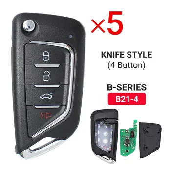 5 шт./лот B21-4 Универсальный KD900 KD900+ URG200 Mini KD KD-X2 4-Кнопочный Пульт Дистанционного управления KD Remote Car Key
