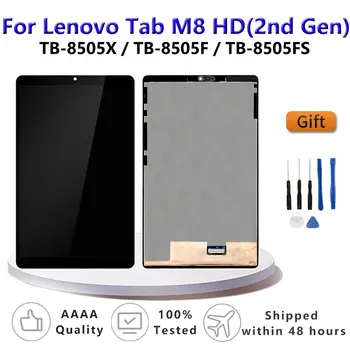 Оригинальный Высококачественный ЖК-дисплей Для Lenovo Tab M8 HD (2-го поколения) 8505X/8505F/8505FS Замена Дигитайзера с Сенсорным экраном В сборе